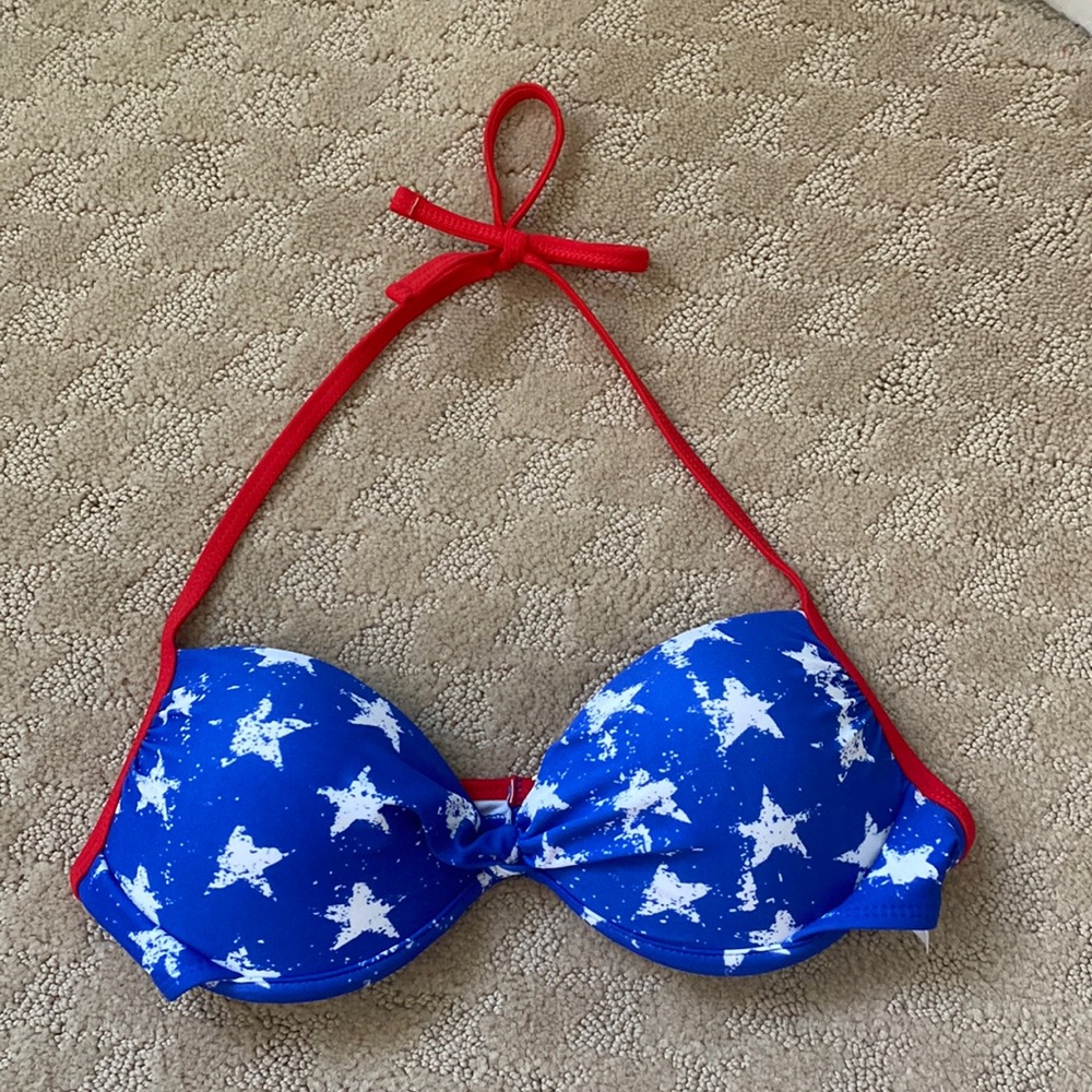 Fourth of July push-up swimsuit top